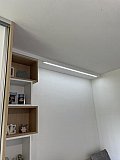 T&ecirc;te de lit avec led et niche &agrave; Walcourt - Les dressings et espaces de rangement Cr&eacute;a-M