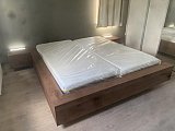 Lit en Querkus a Mettet - Mobilier contemporain sign&eacute; Cr&eacute;a-M